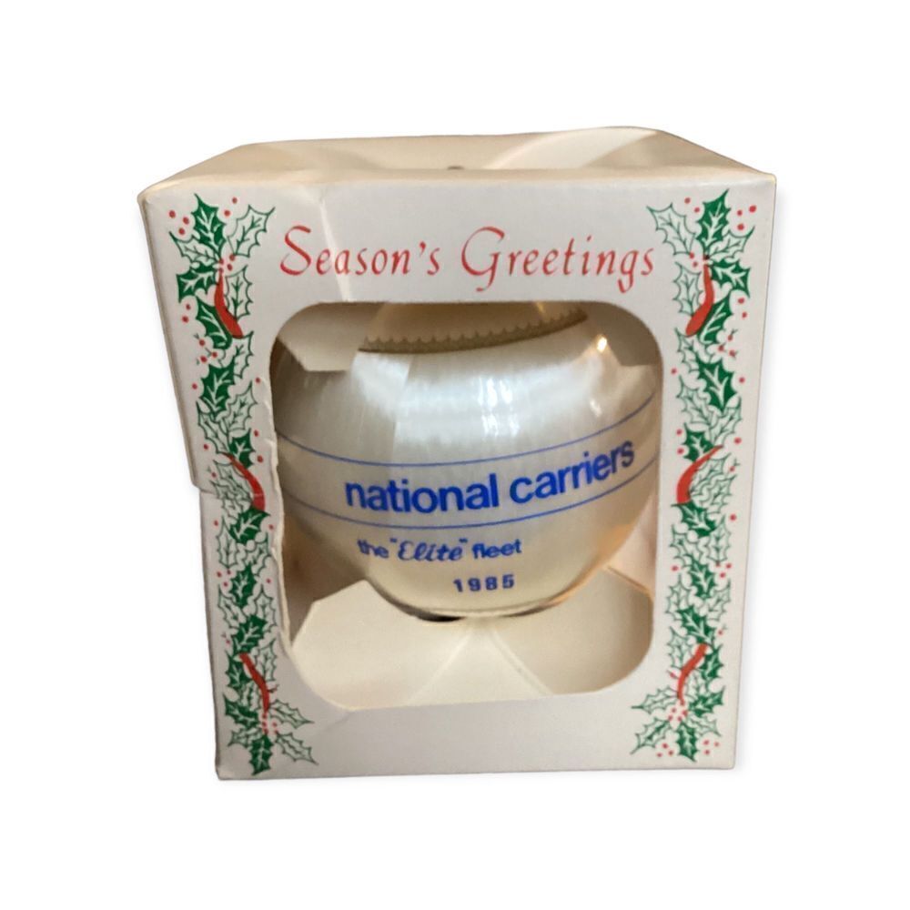 National Carriers Trucking 1985 Vintage Tree Ornament